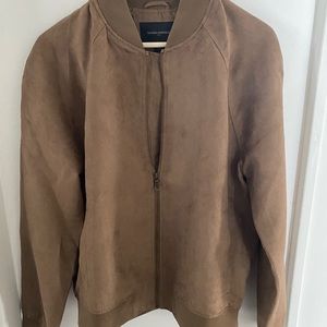 Banana Republic Men’s Suede Bomber Jacket NWT!